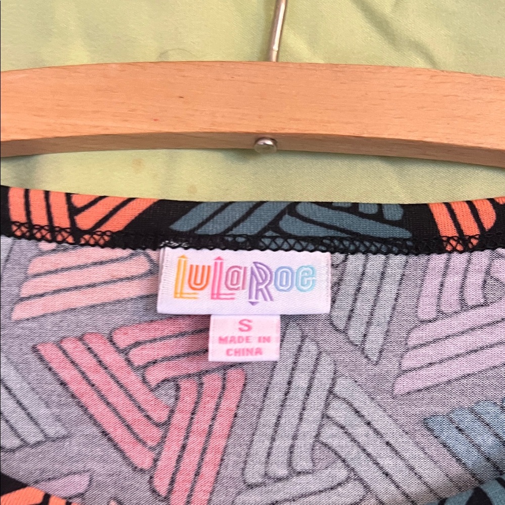 NWT LuLaRoe Julia Multicolor Geometric Midi Dress - Picture 4 of 8